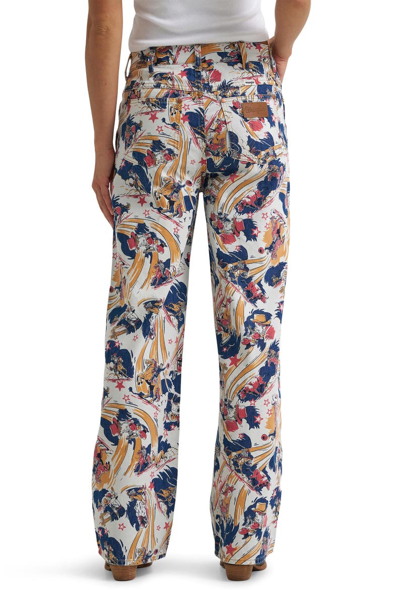 Loose Straight Leg Jeans, Alternate, color, HORSEPOWER