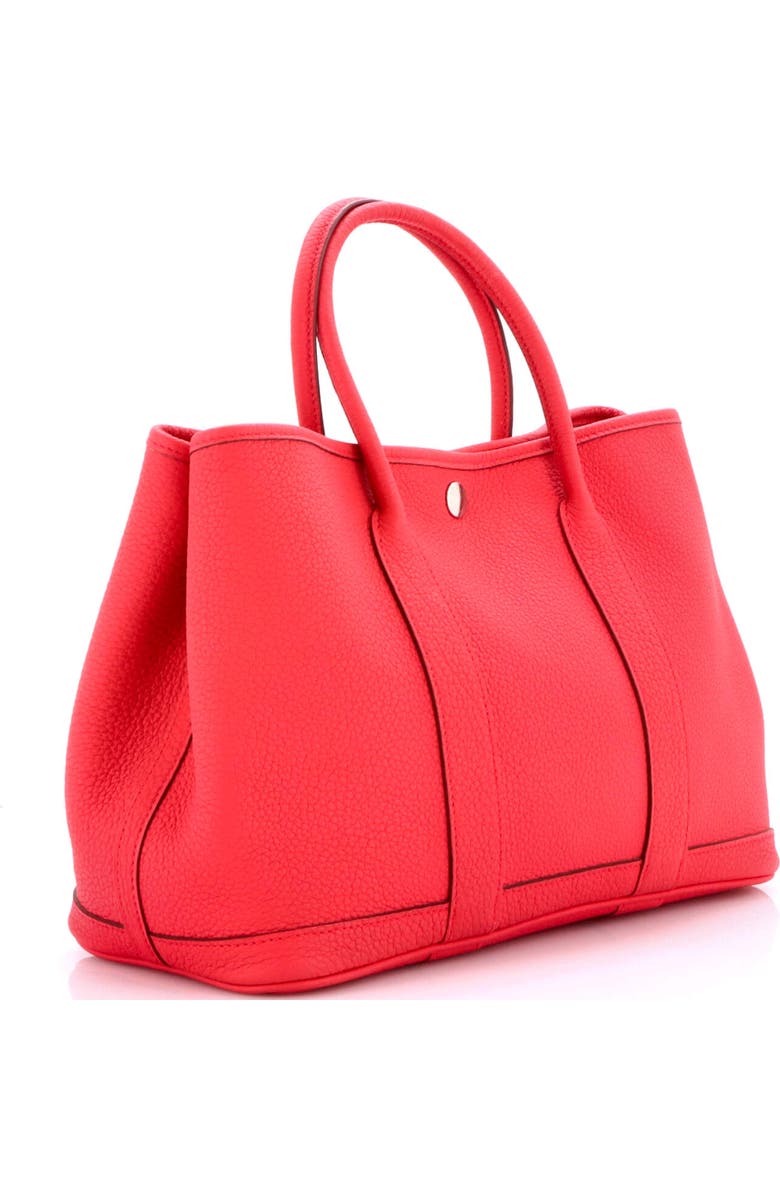 Pre-Owned Hermes Garden Party Tote Leather 30, Alternate, color, Bougainvillier
