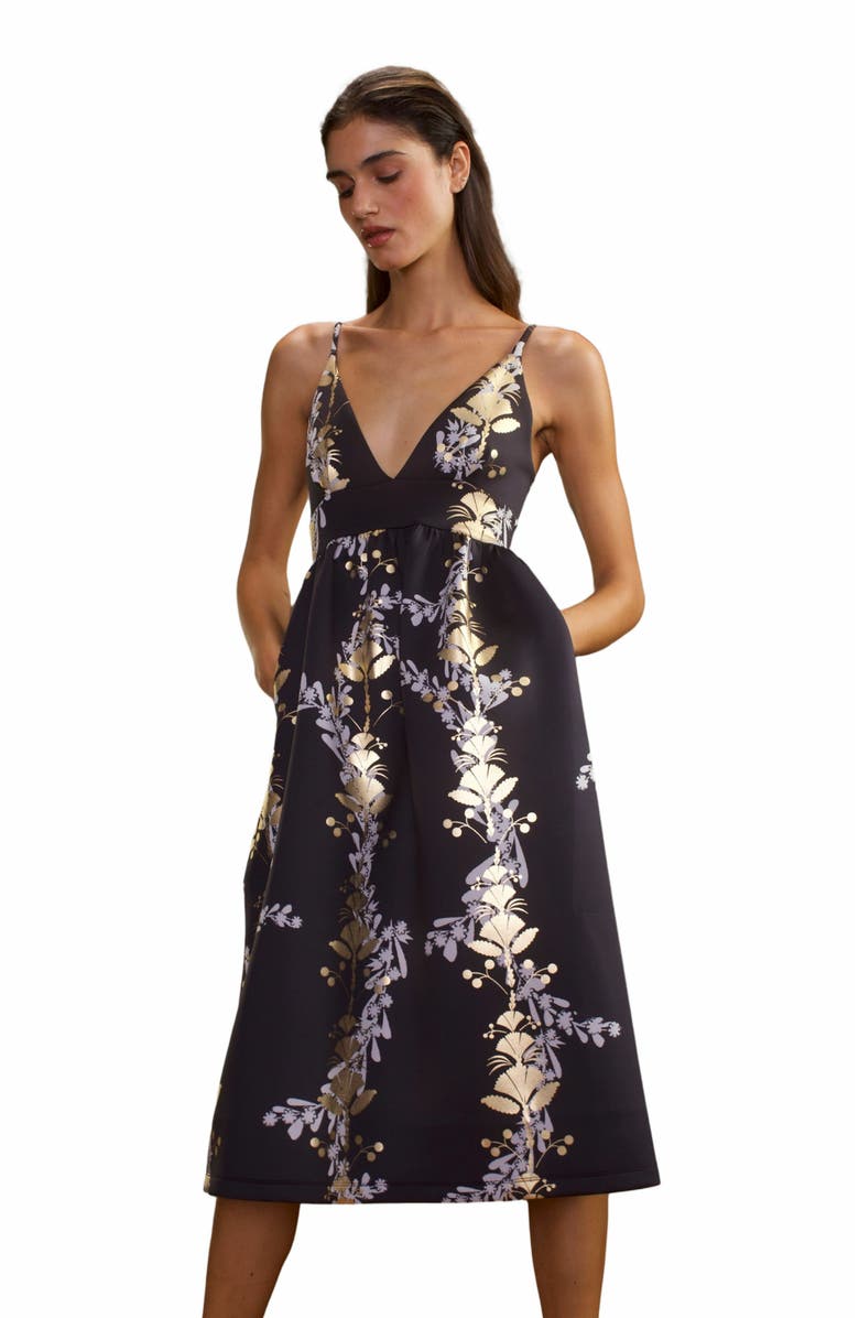 Cynthia Rowley BONDED CAMI DRESS, Alternate, color, 