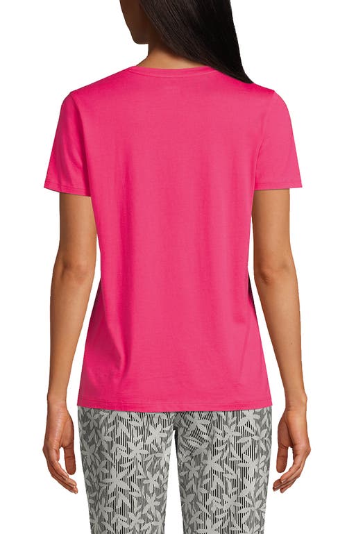 Lands' End Relaxed Supima Cotton V-neck T-shirt