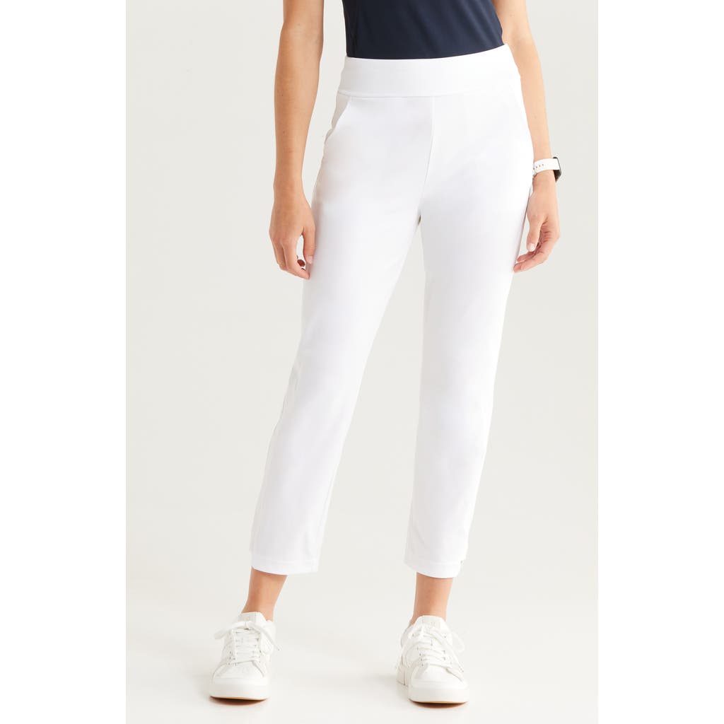 Zella Full Swing Ankle Pants In White