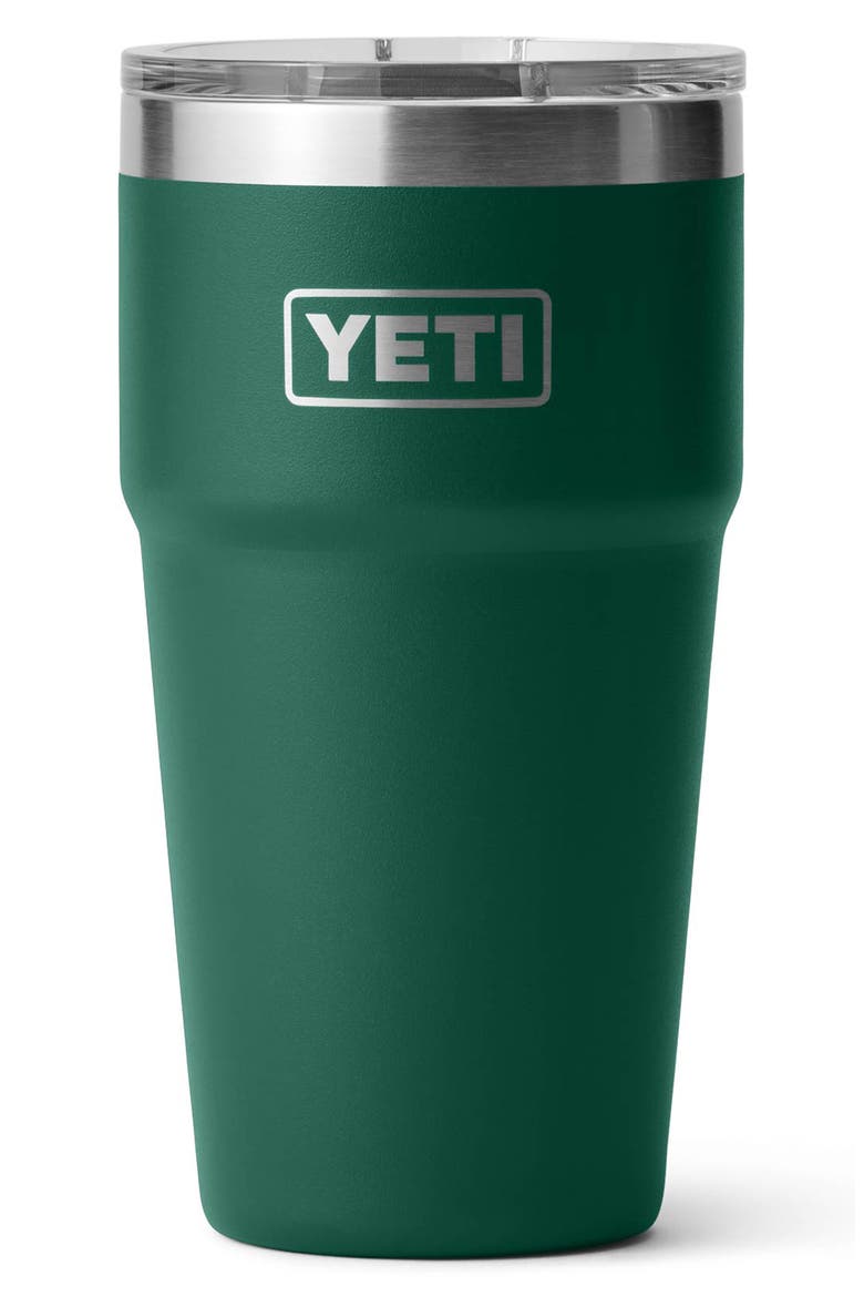 Rambler 20-Ounce Stackable Cup, Main, color, BLACK FOREST GREEN