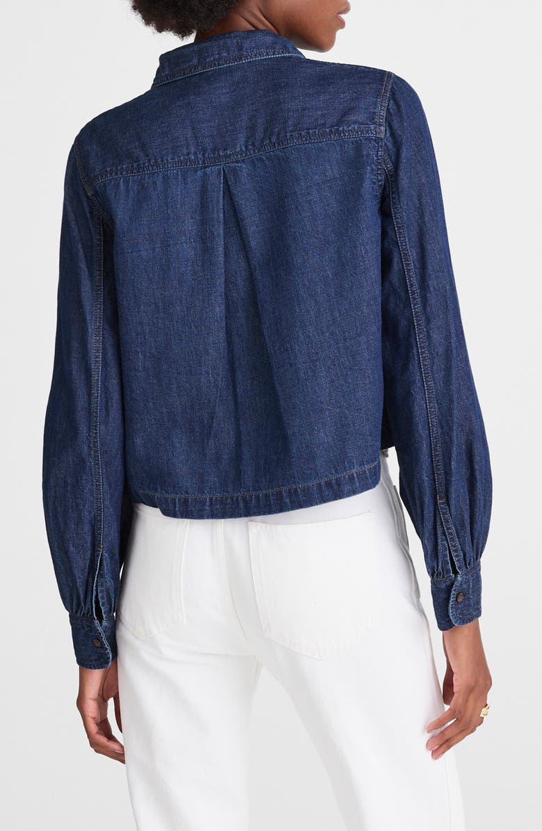 Madewell Patch Pocket Denim Button-Up Shirt, Alternate, color, Greendale Wash