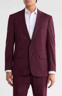 Wool Blend Suit Jacket