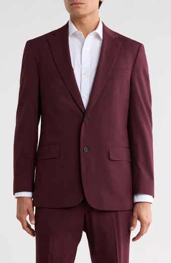 Wool Blend Suit Jacket