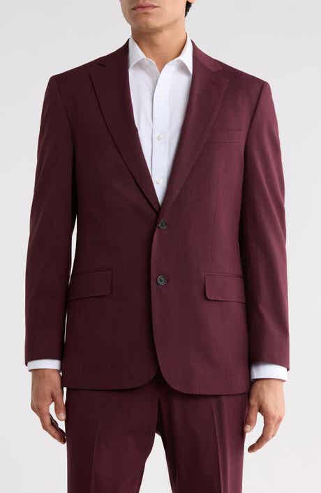 Wool Blend Suit Jacket