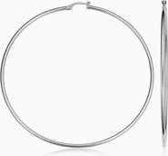 Oradina 14K Gold Everything Oversized Hoop Earrings