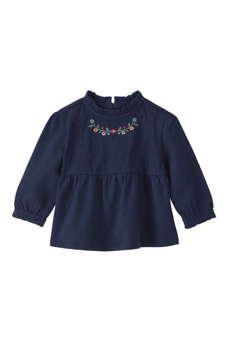 Organic Cotton Knit Top, Main, color, BLUE