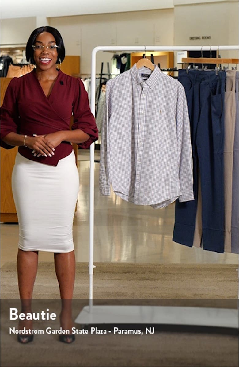 Tattersall Check Button-Down Oxford Shirt, sales video thumbnail