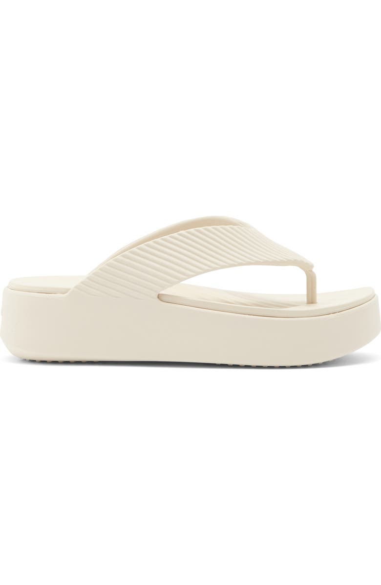 CROCS Getaway Groove Platform Flip Flop, Alternate, color, Sandstone