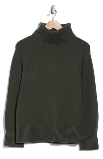 Simkhai Katy Turtleneck Cashmere Sweater In Green
