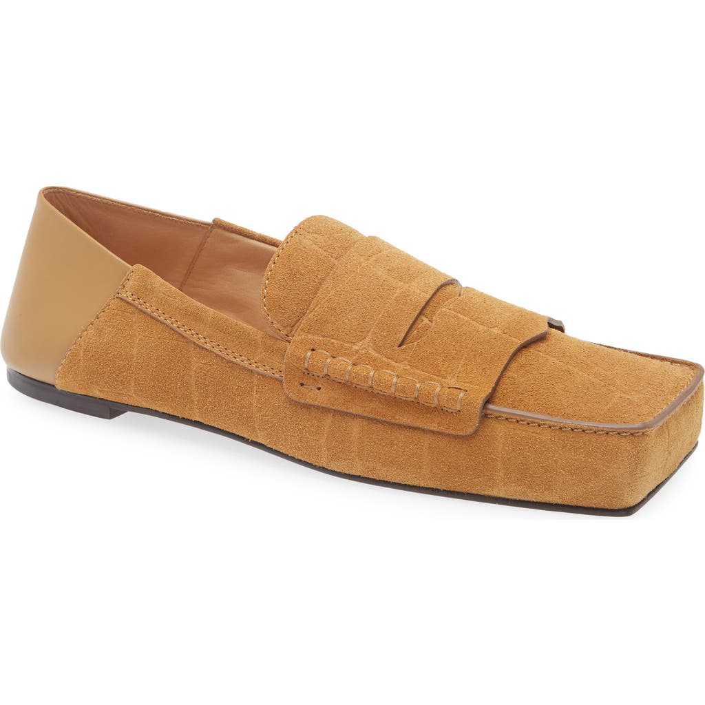 Jacquemus The Carré Loafers In Camel