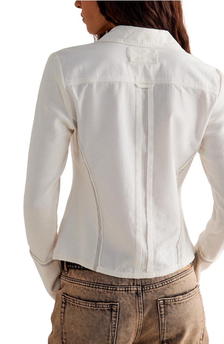 Free People Tiny Button-Up Top, Alternate, color, 