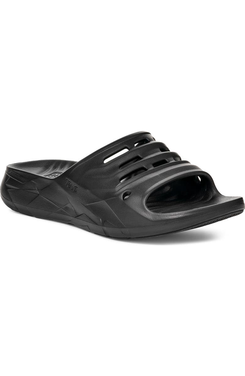 Teva ApreTrail Slide Sandal, Main, color, Black