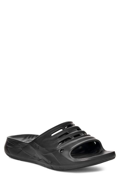 Teva Apretrail Slide Sandal In Black