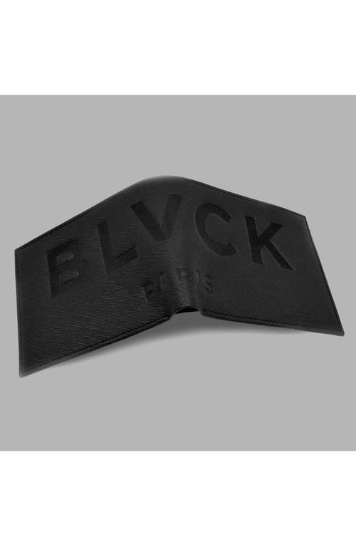 Blvck Paris Classic Fold Wallet In Black