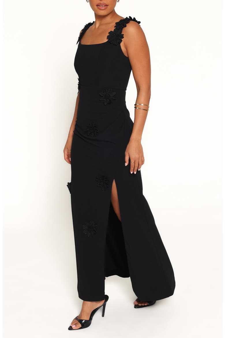 Lorenna Maxi Dress, Alternate, color, BLACK