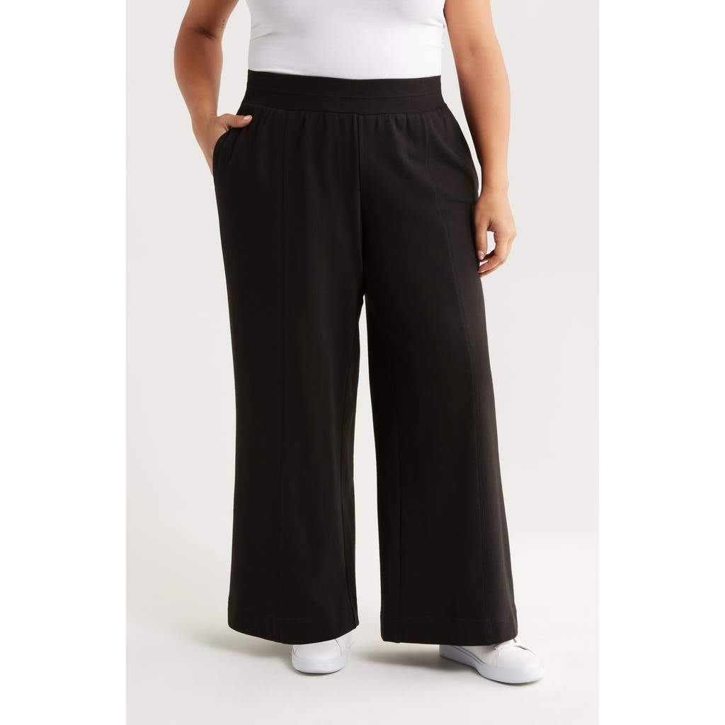 Wit & Wisdom Skyrise Pintuck Palazzo Pants In Black