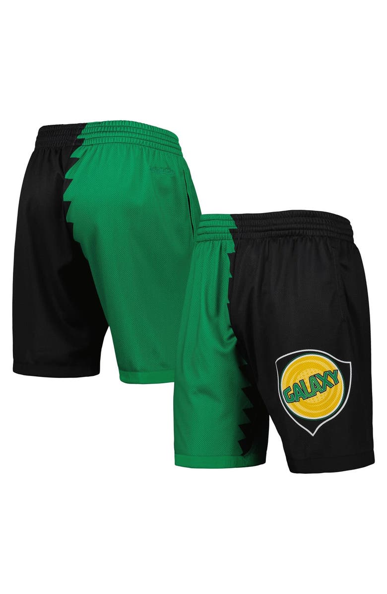 Mitchell & Ness Men's Mitchell & Ness Green/Black LA Galaxy Swingman Shorts, Main, color, Green