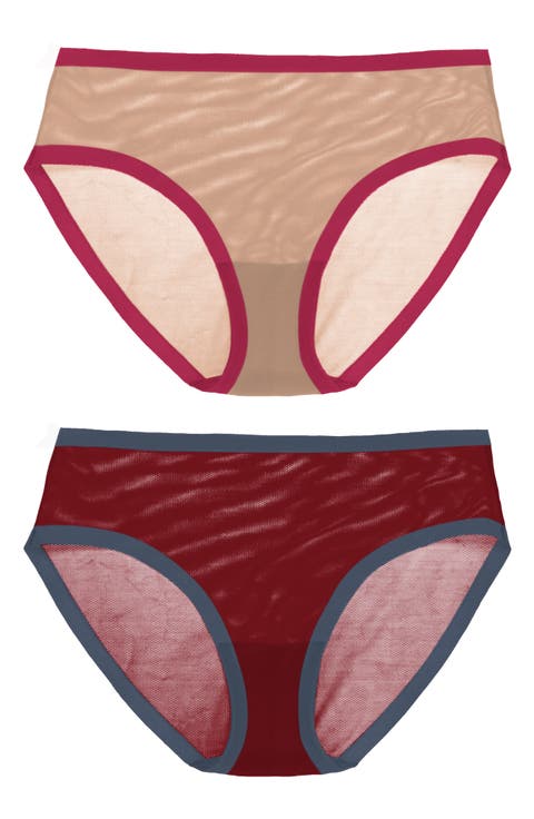 2-Pack Sheer Panties