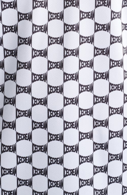 Icecream Stacker Mesh Soccer Jersey In White