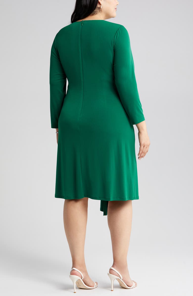 Maggy London Long Sleeve Asymmetric Hem Jersey Dress, Alternate, color,