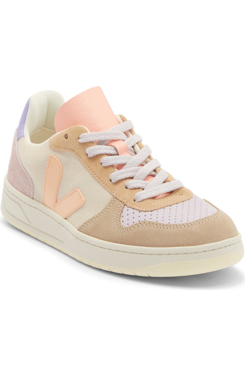 Veja V-10 Sneaker, Main, color, Peach Multi