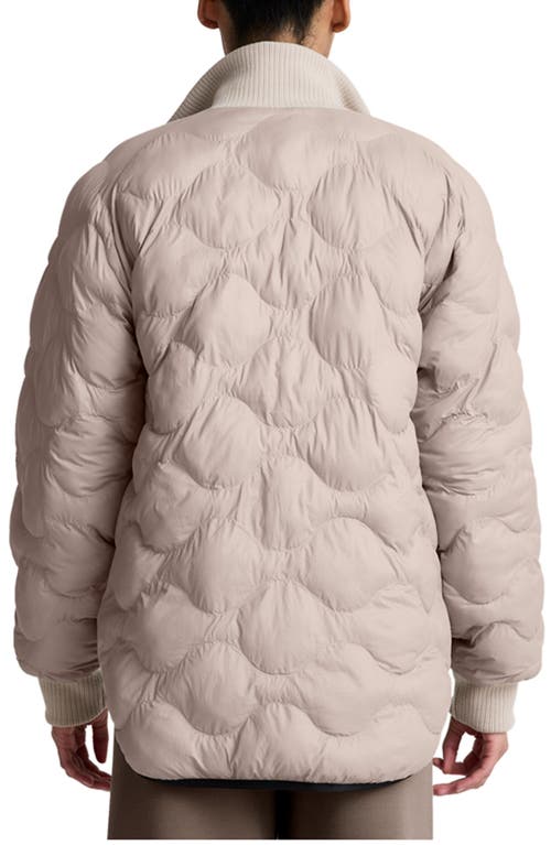 Beyond Yoga Two-way Reversible Quilted Jacket In Neutral