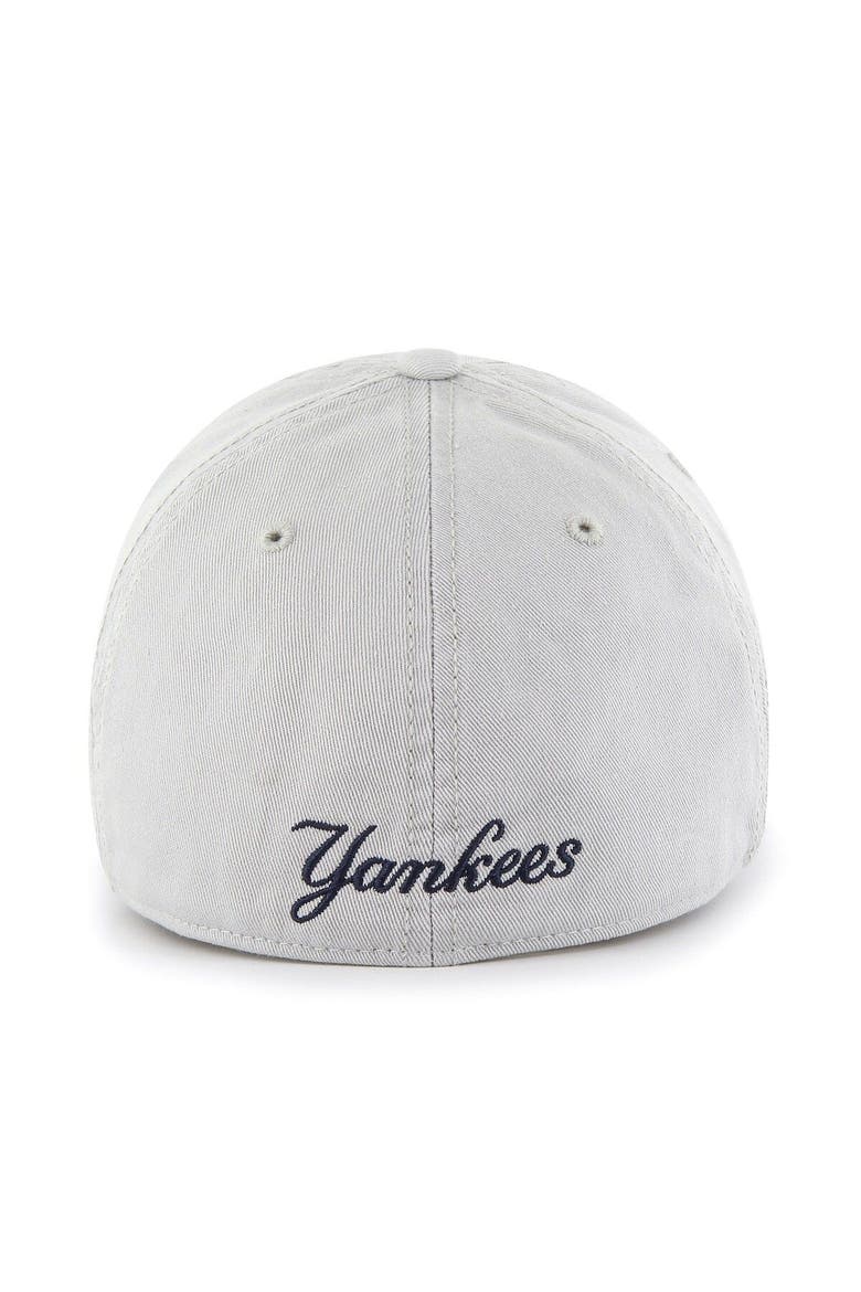 Men's '47 Gray New York Yankees Franchise Logo Fitted Hat, Alternate, color, Gray