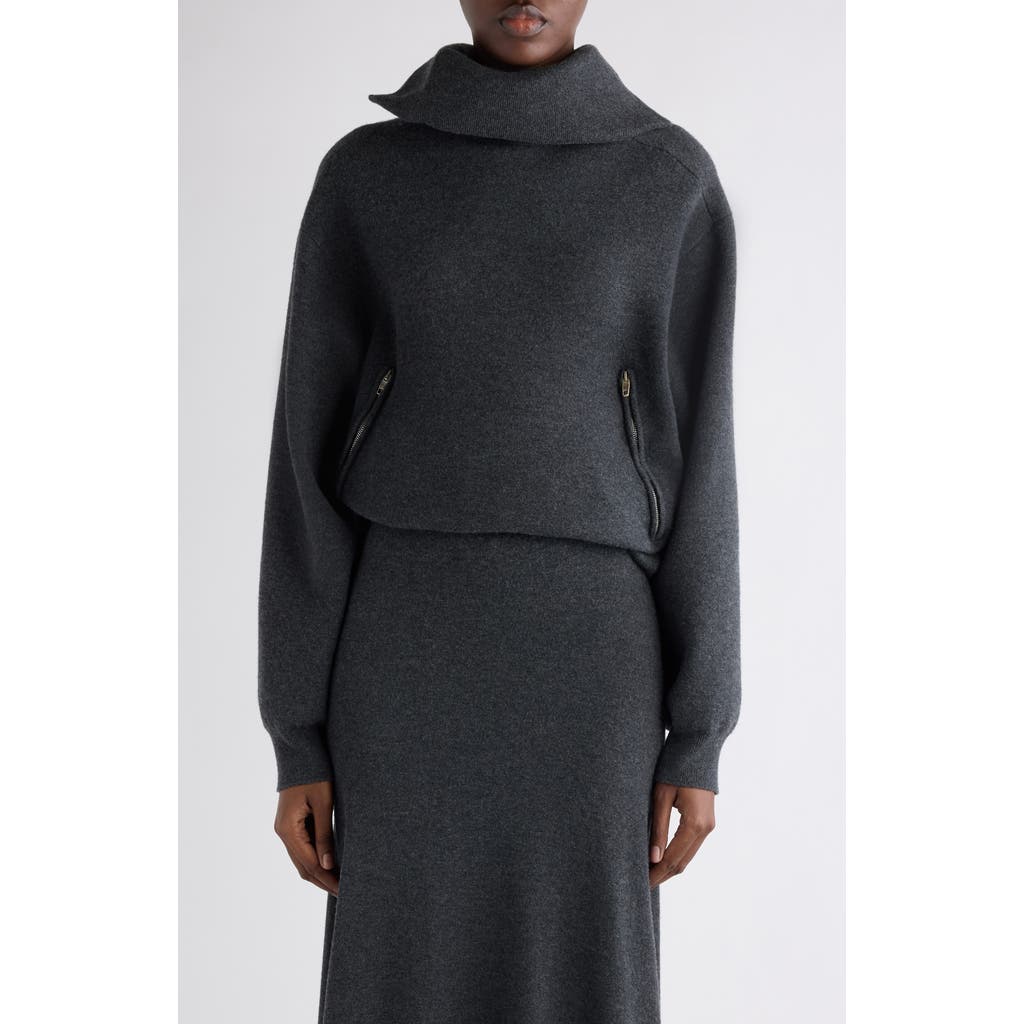 Balenciaga Back To Front Wool Sweater In Black