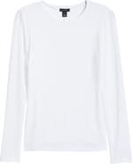 Halogen® Crewneck Long Sleeve T-Shirt