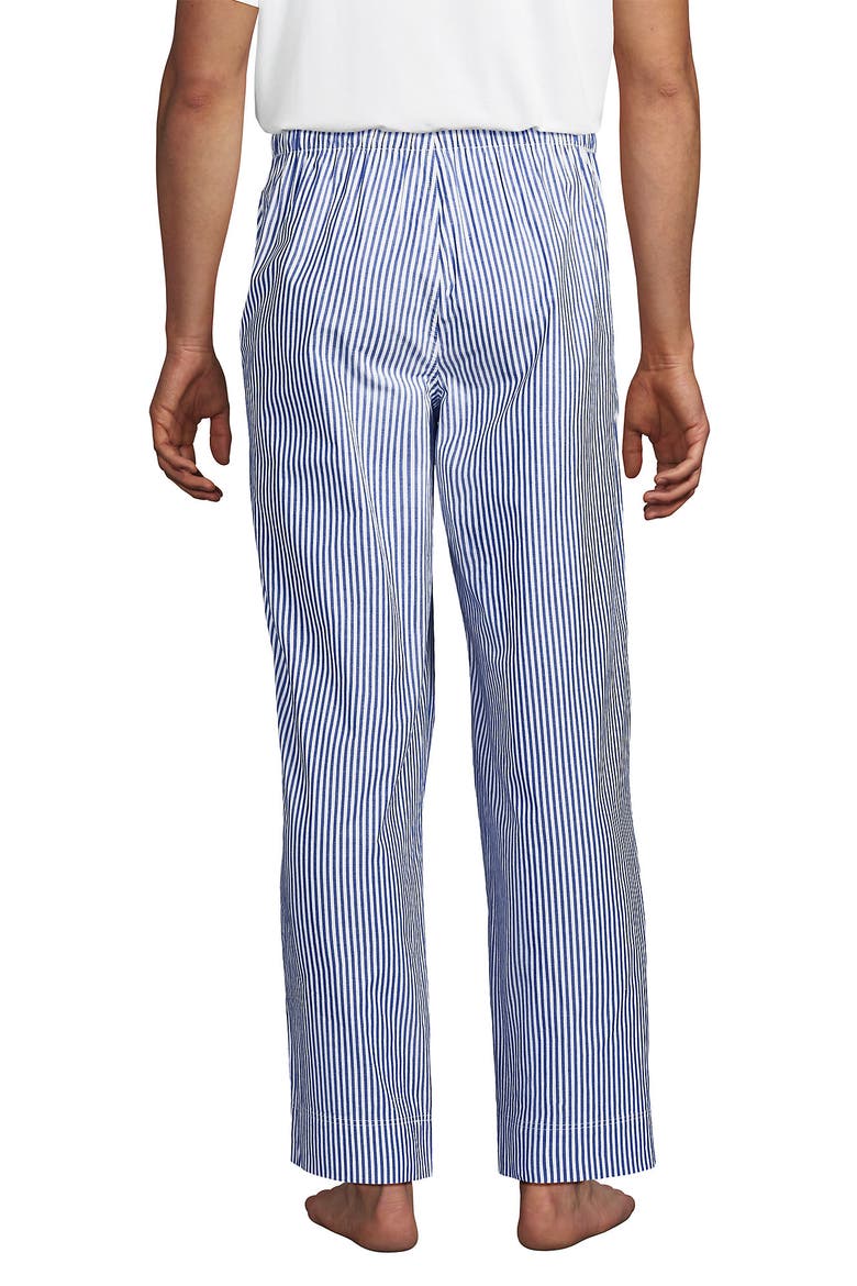 Poplin Pajama Pants, Alternate, color, Sapphire Gem Blue Stripe