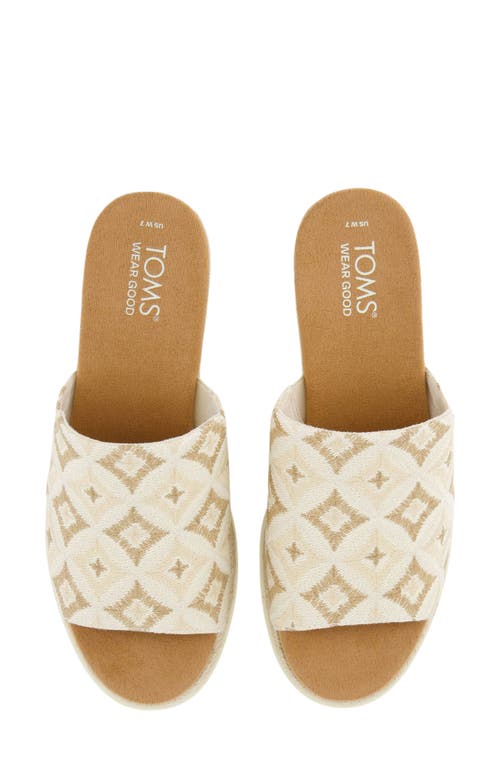 TOMS TOMS MARGO ESPADRILLE WEDGE SLIDE SANDAL