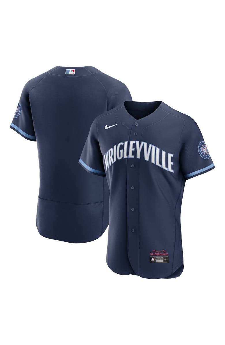 Nike Men's Nike Navy Chicago Cubs City Connect Authentic Jersey, Main, color, Navy