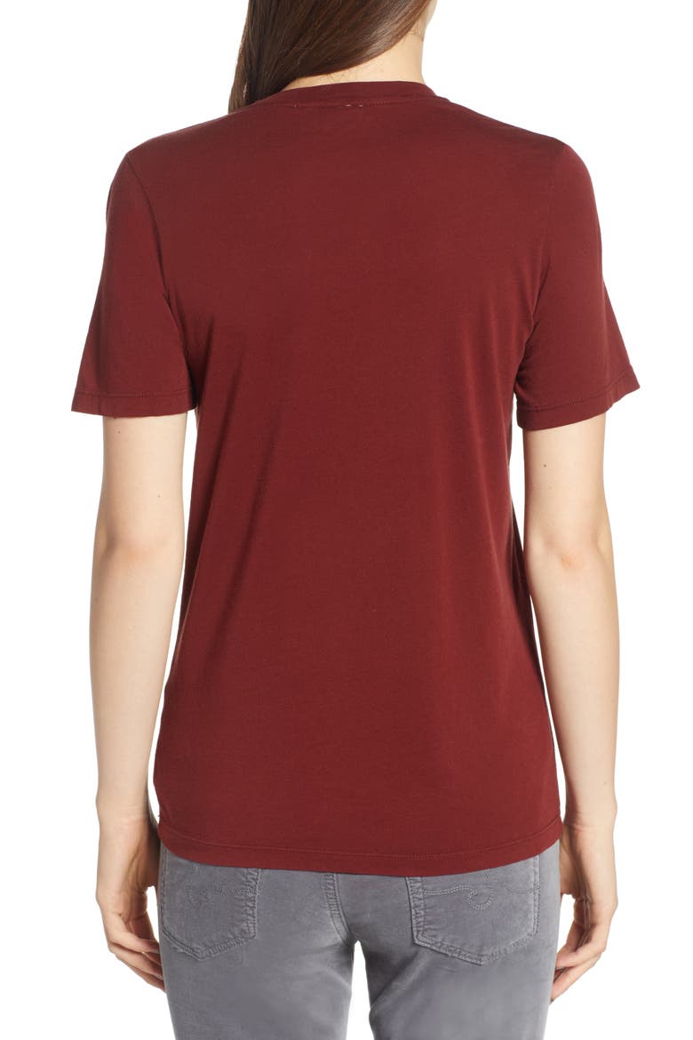 Crewneck Tee, Alternate, color, TANNIC RED