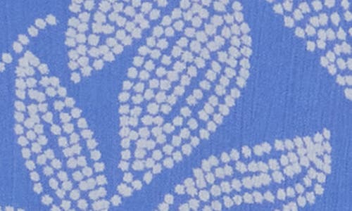 Elan Ruffle Tiered Cover-up Dress In Blue