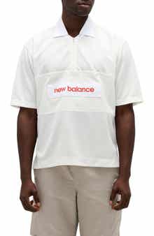New Balance Made in USA Relaxed Mesh Zip Polo