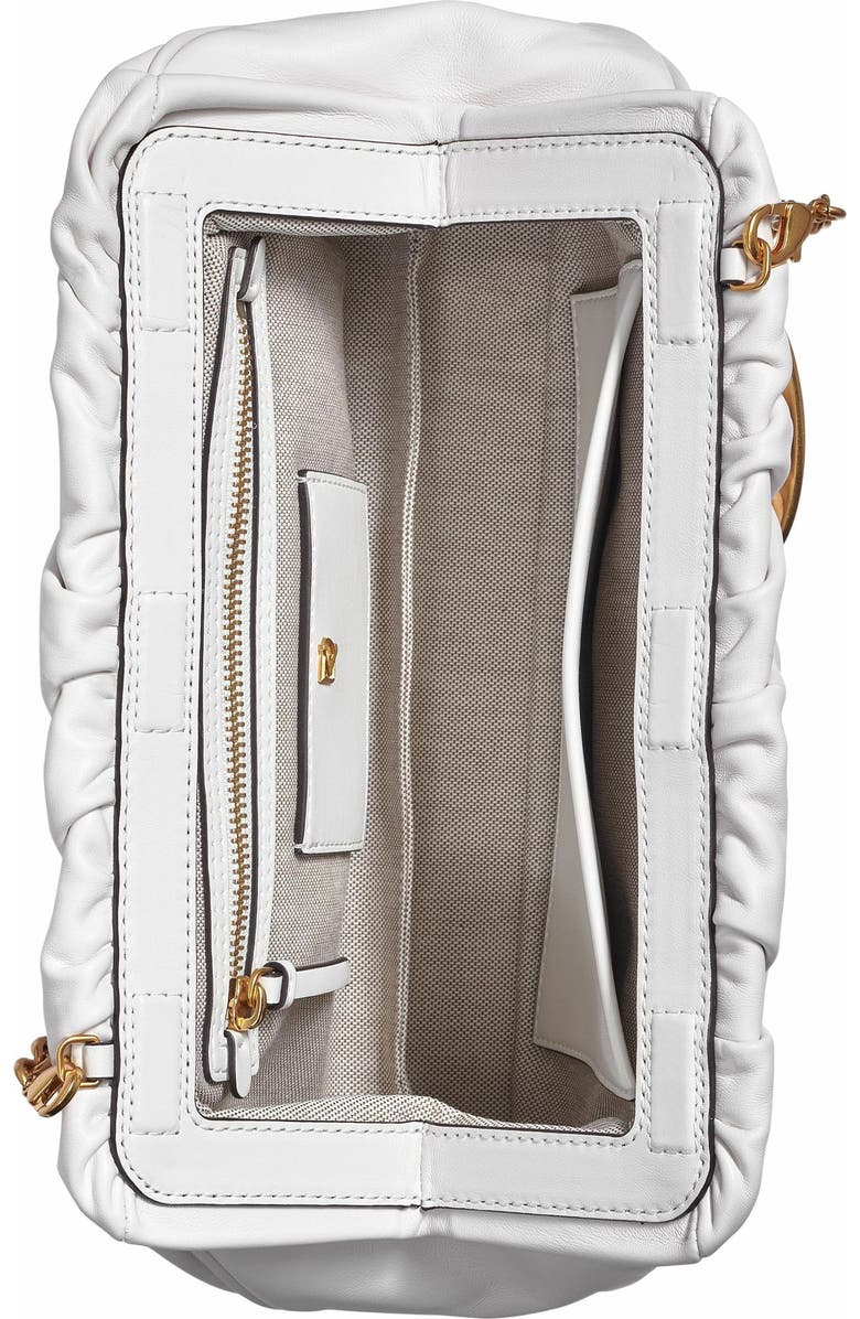 Donna Karan New York Bella Clutch, Alternate, color, Brilliant White