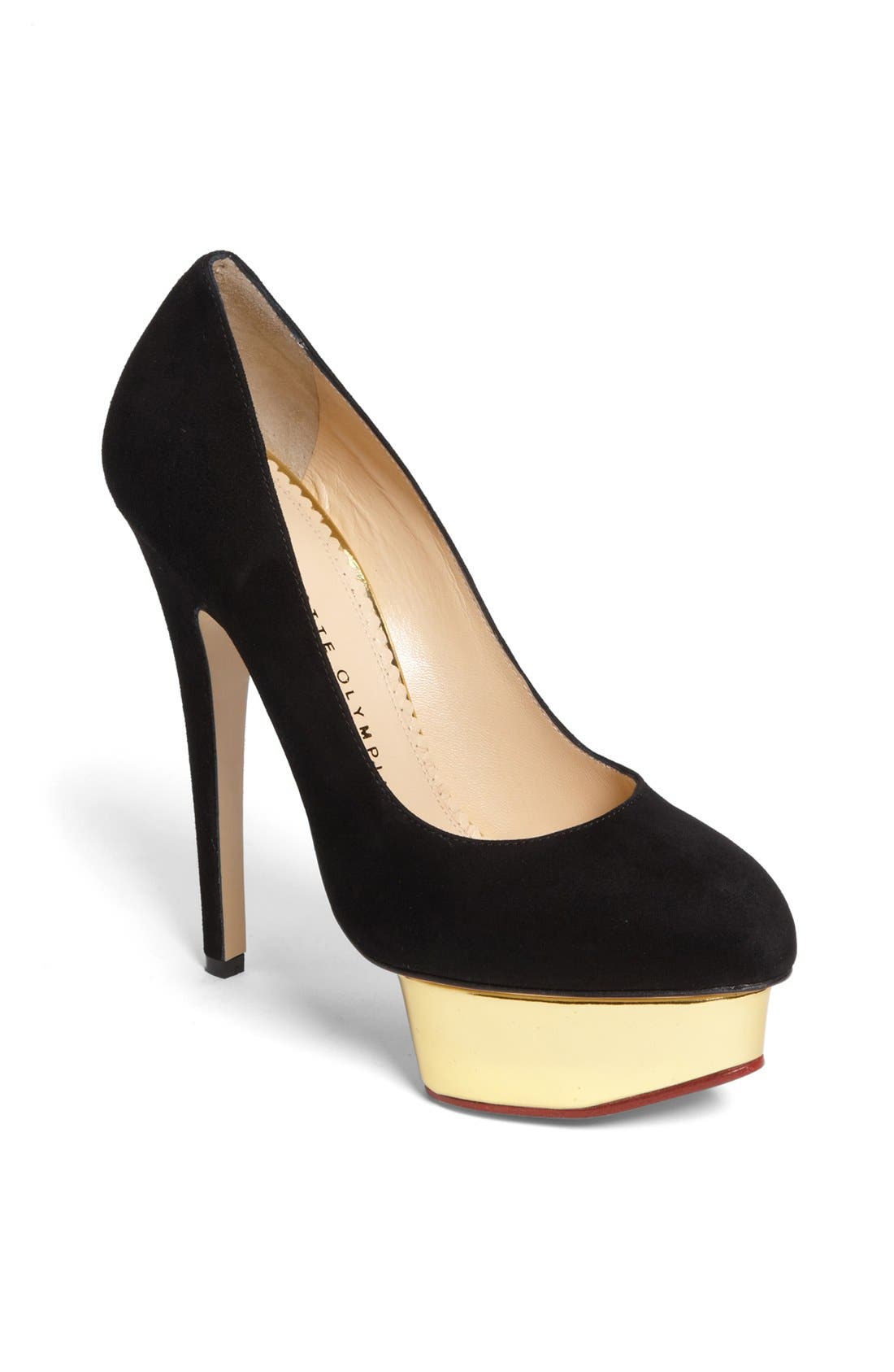 Charlotte Olympia 'Dolly' Platform Pump, Main, color, 