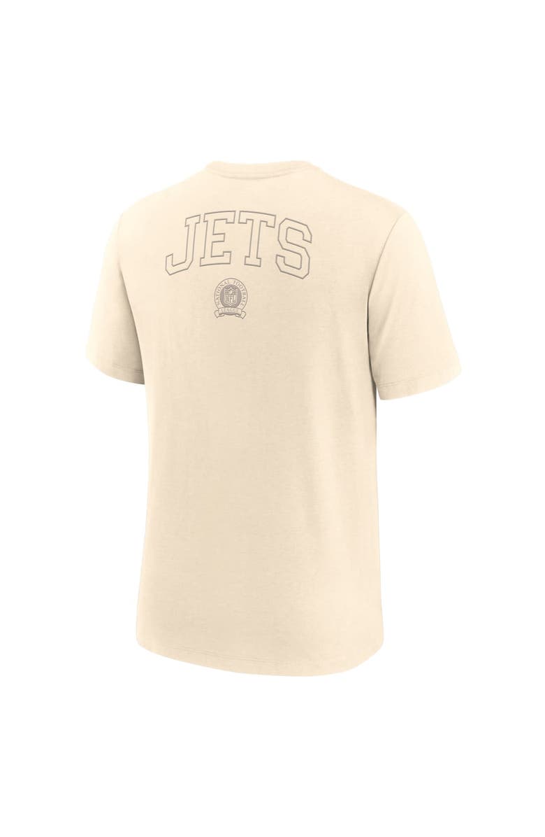 Nike Men's Nike Cream New York Jets Glory Tri-Blend T-Shirt, Alternate, color, Cream