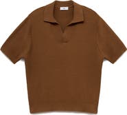 MANGO Fine Cotton Knit Polo