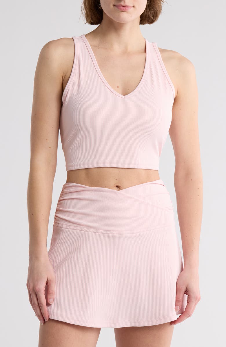 YOGALICIOUS WonderLink Mona V-Neck Crop Top, Main, color,