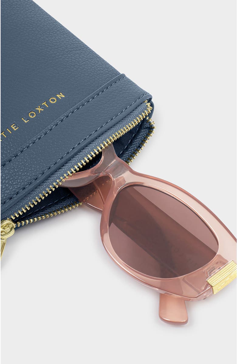 Katie Loxton Clip On Sunglasses Case, Alternate, color, Light Navy