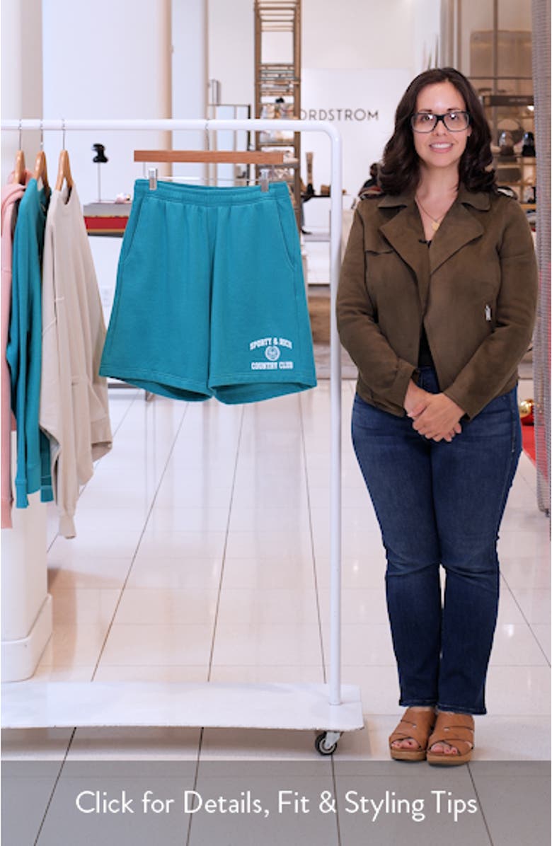 Varsity Crest Gym Shorts, sales video thumbnail