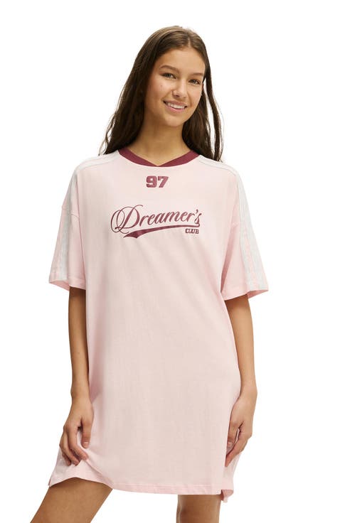 Women's 90 S Sporty Tshirt Nightie