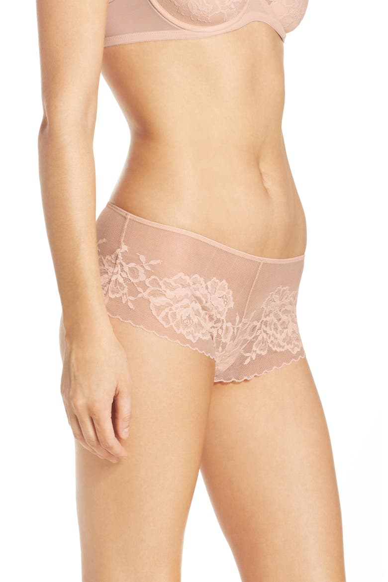 Flora Boyshorts, Alternate, color, CAMEO ROSE