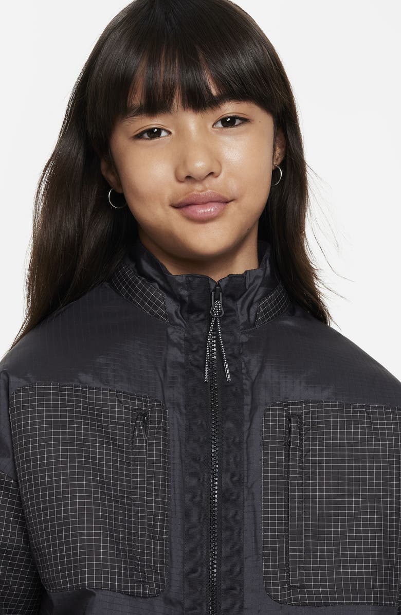 Nike Kids' Sportswear Water Repellent Ripstop Jacket, Alternate, color, 