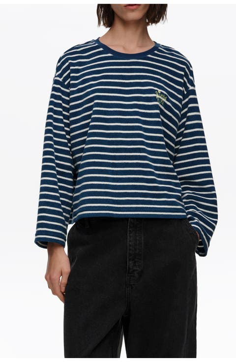 Striped Towel Long Sleeve T-Shirt