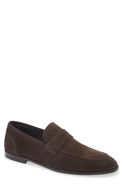 Patrick Suede Penny Loafer (Men)