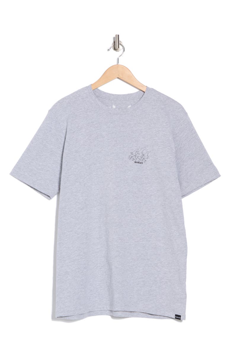 Hurley Everyday Thruster Cotton Graphic T-Shirt, Alternate, color, Dark Grey Heather
